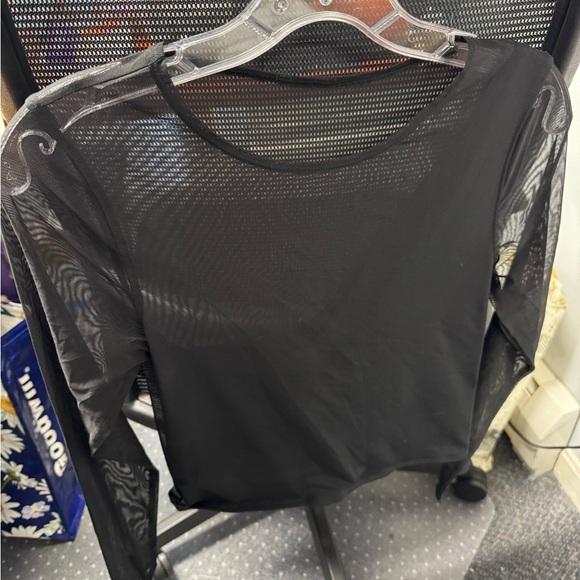 Abercrombie & Fitch Tops - Abercrombie and fitch soft A&F one shoulder mesh top M // 101512